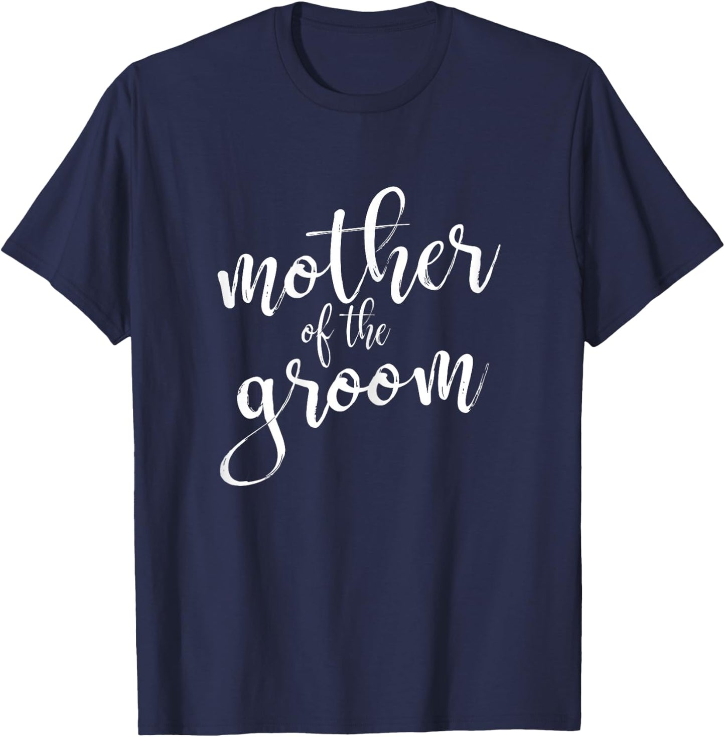 Mother of The Groom Matching Bridal Shower T-Shirt - T-Shirt | Navy