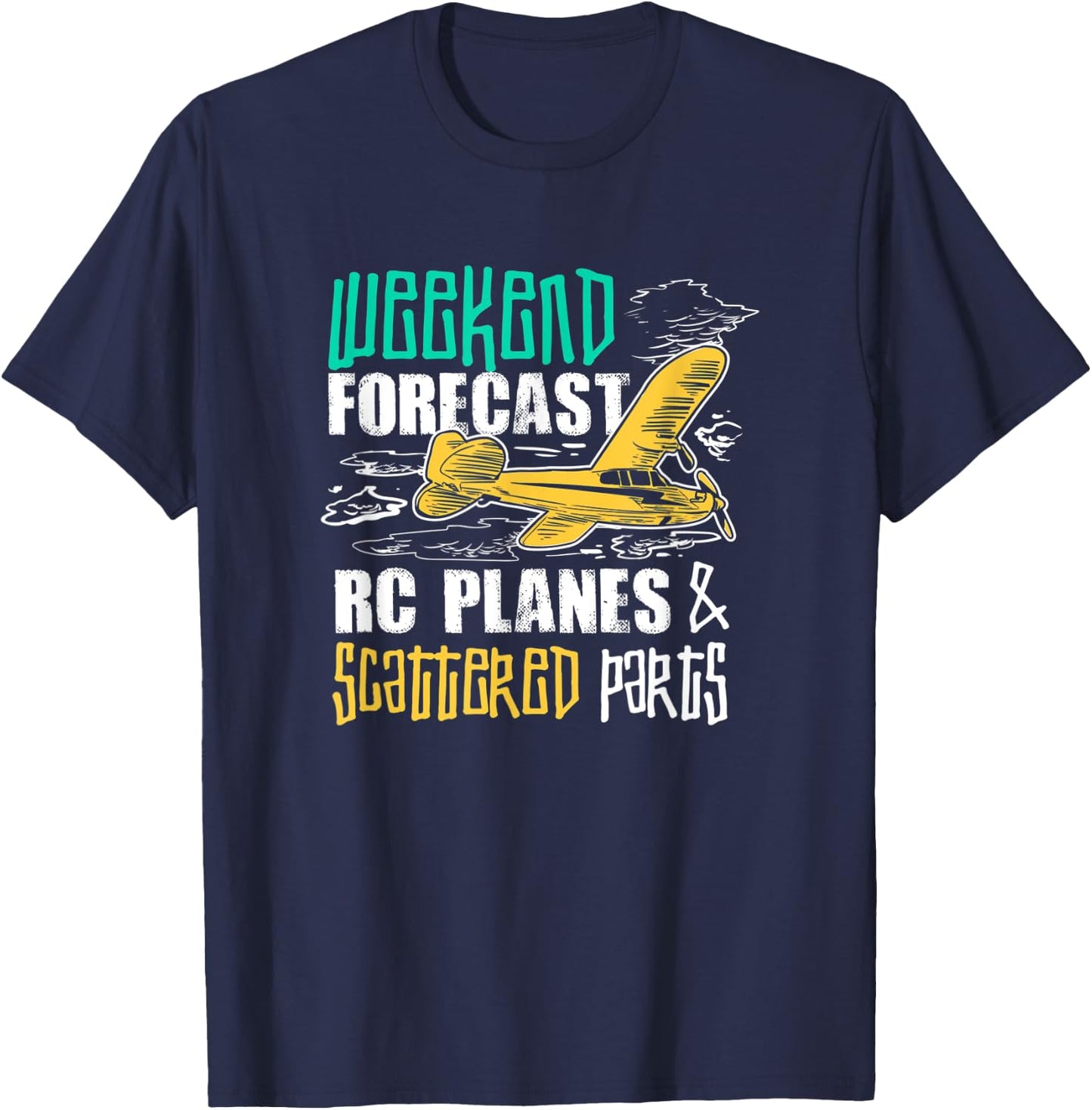 RC Plane Gift An RC Pilot T-Shirt - T-Shirt | Navy