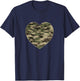 Heart Camoflauge Clothing Women Men Camo Military Tactical Small T-Shirt - T-Shirt | Navy