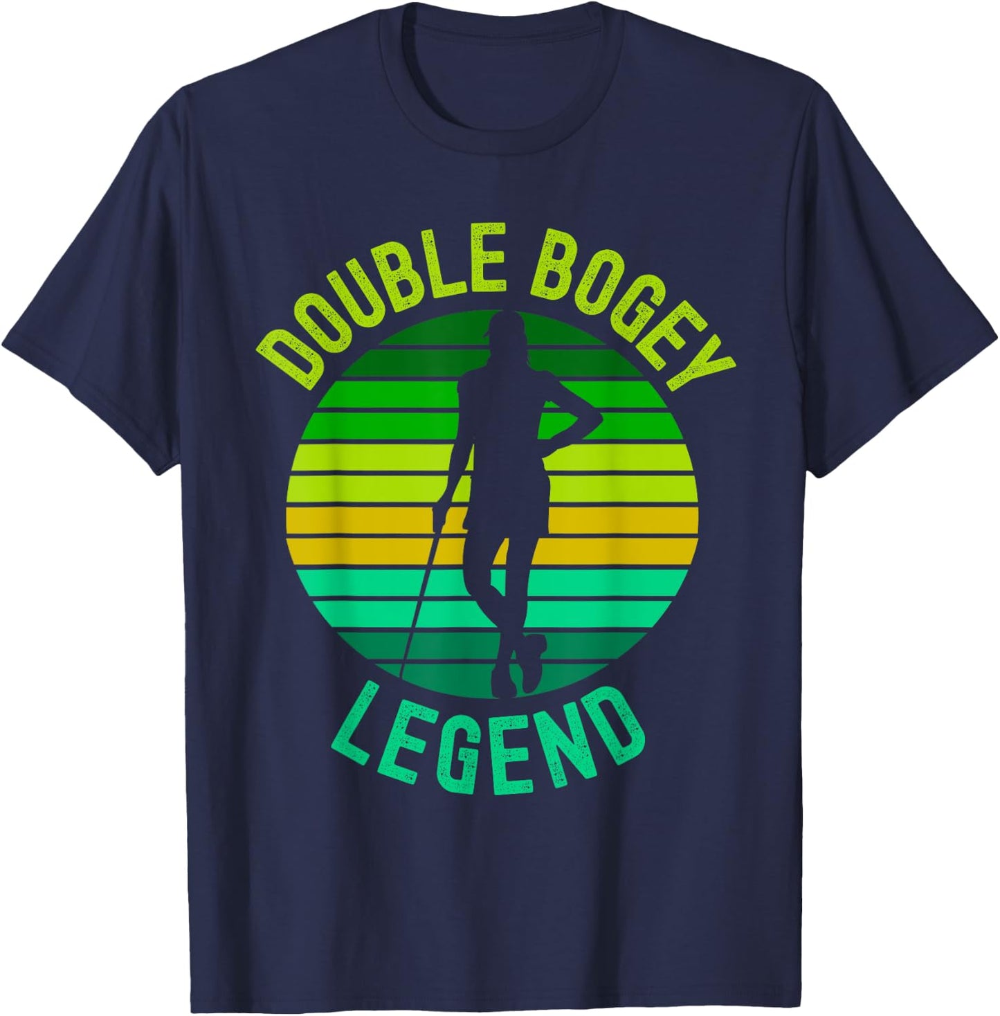Double Bogey Legend Golf Lover Funny Golf Humor T-Shirt - T-Shirt | Navy