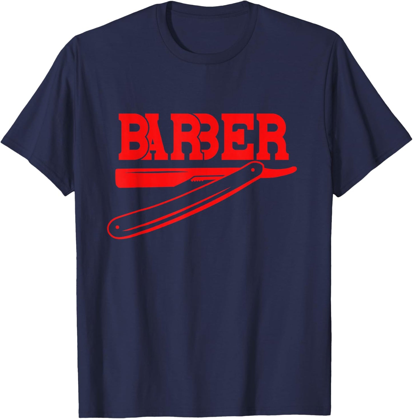 Barber Shop Barber T-Shirt - T-Shirt | Navy