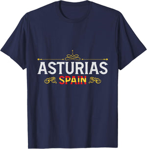 Asturias Spain - Asturias Memories of Asturias T-Shirt - T-Shirt | Navy