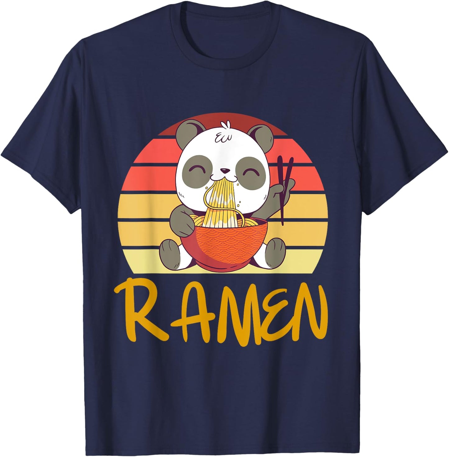 Maruchan Ramen Noodles Large Ramen Noodles Chicken Ramen T-Shirt - T-Shirt | Navy