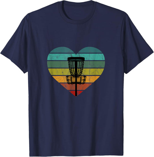 Disc Golf Frisbee Basket Target Basket Catch Basket I Love Disc Golf T-Shirt - T-Shirt | Navy