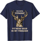 I'm Into Fitness Fit'Ness Deer In My Freezer Funny Hunter T-Shirt - T-Shirt | Navy