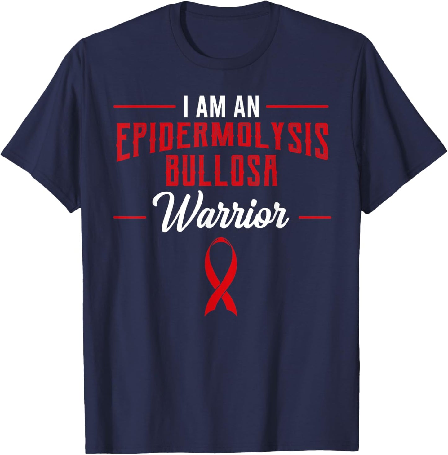 Epidermolysis Bullosa EB Butterfly Children Warrior Gift T-Shirt - T-Shirt | Navy