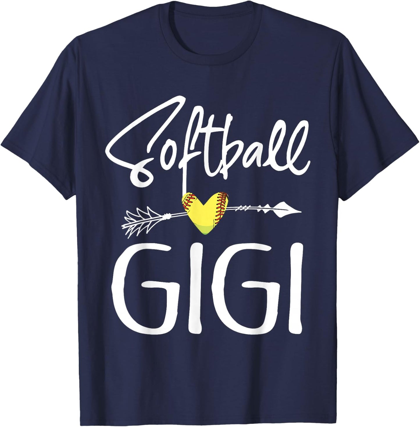 Softball Gigi Women Softball Gift T-Shirt - T-Shirt | Navy