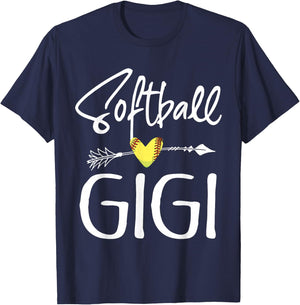 Softball Gigi Women Softball Gift T-Shirt - T-Shirt | Navy