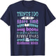 Things I Do in My Spare Time Library T-Shirt - T-Shirt | Navy