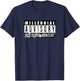 Millennial Advisory Label T-Shirt - T-Shirt | Navy