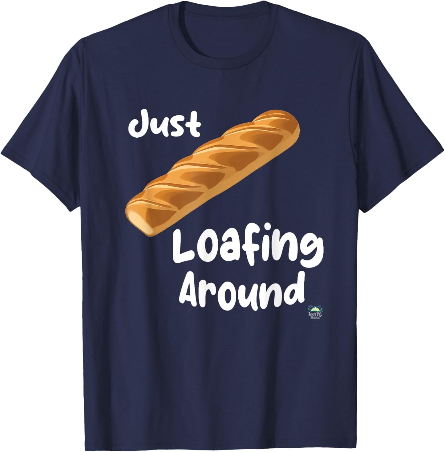 Just Loafing Around Bread T-Shirt - T-Shirt | Navy