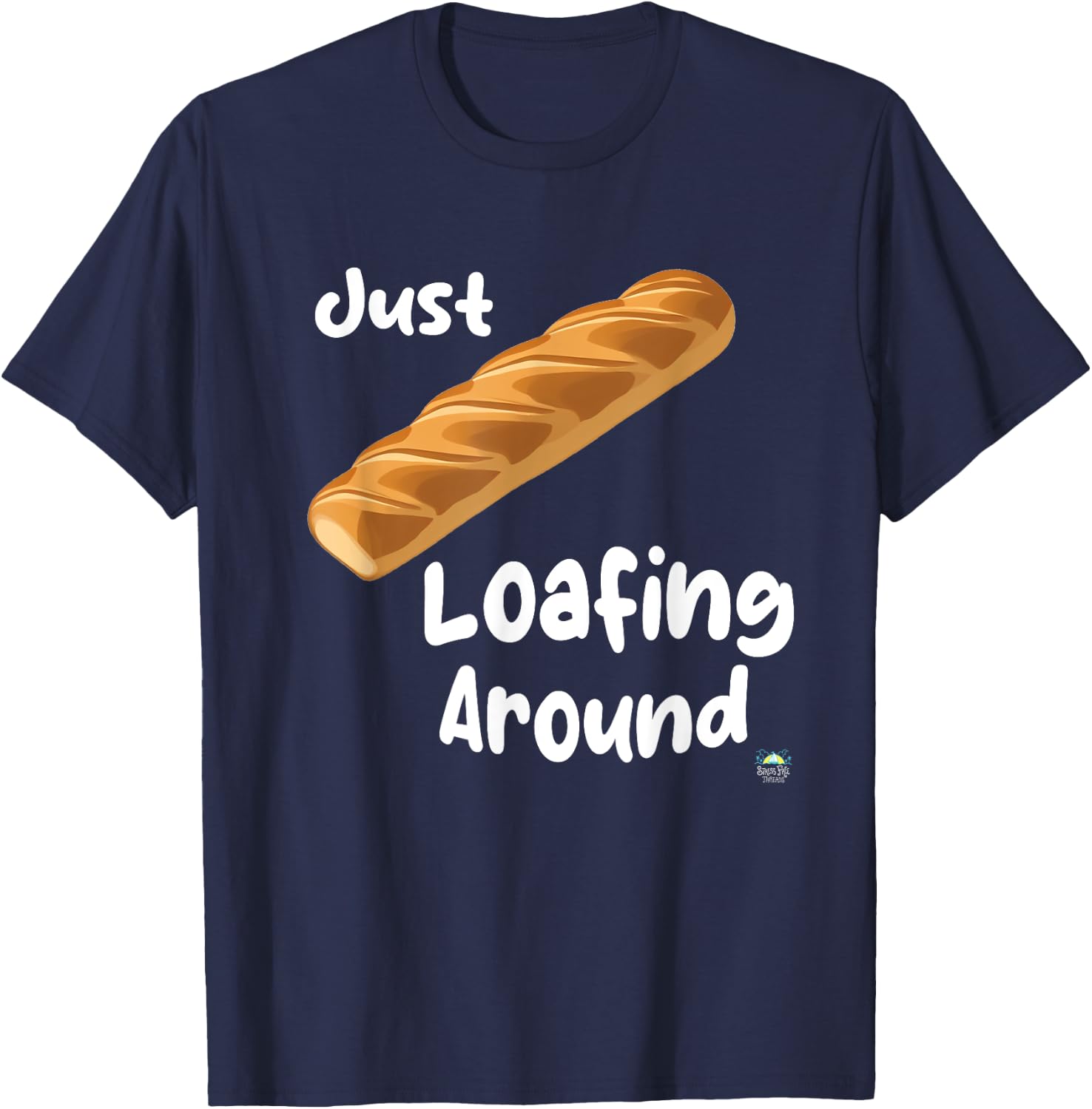 Just Loafing Around Bread T-Shirt - T-Shirt | Navy