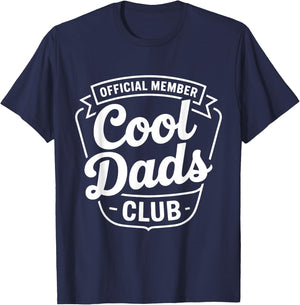 Official Member – Cool Dads Club | for Awesome Daddys T-Shirt - T-Shirt | Navy