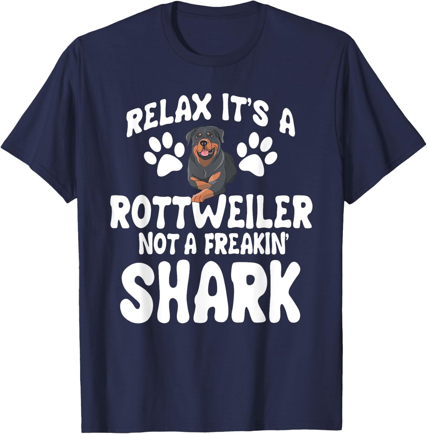 Rottweiler Breeders Dog Owner Fur Parent Pet Lover Women T-Shirt - T-Shirt | Navy