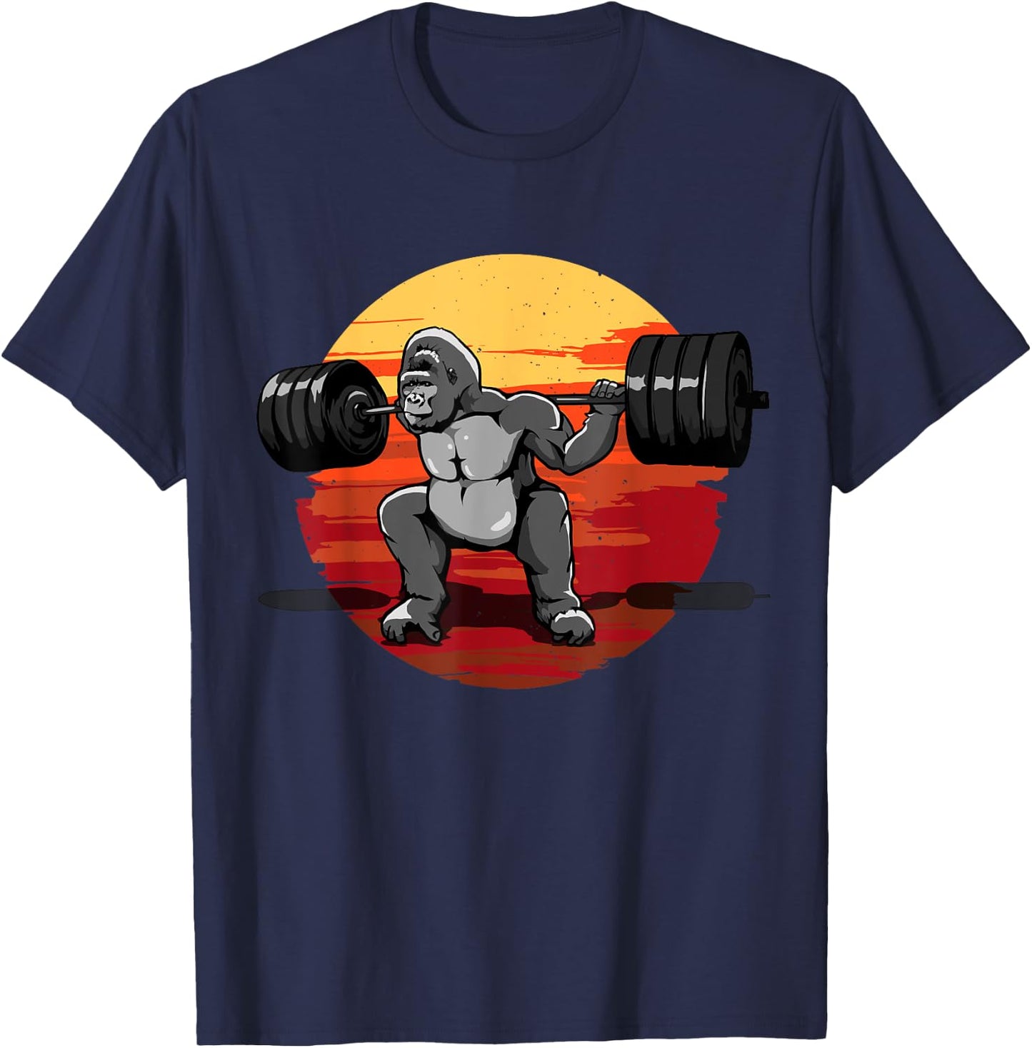 Deadlift Monkey T-Shirt - T-Shirt | Navy
