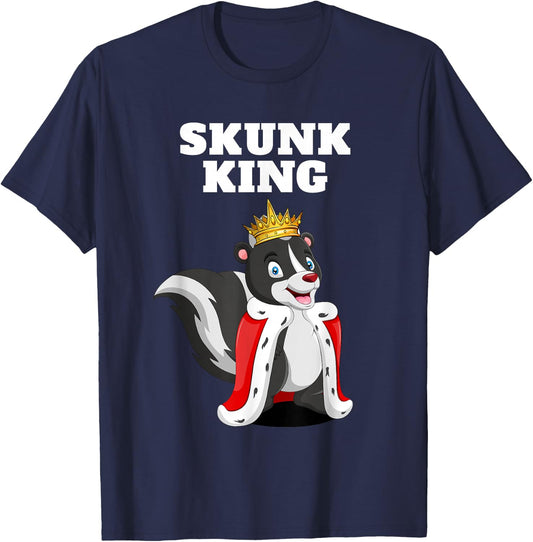 Skunk King | Boys Skunk Gear | Skunk T-Shirt - T-Shirt | Navy