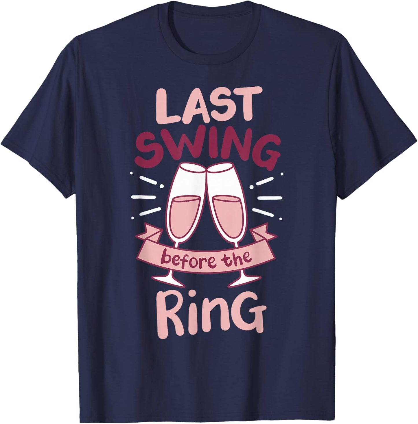 Last Swing Before The Ring T-Shirt - T-Shirt | Navy