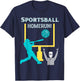 Sportsball Homerun Funny Football Baseball Basketball T-Shirt - T-Shirt | Navy