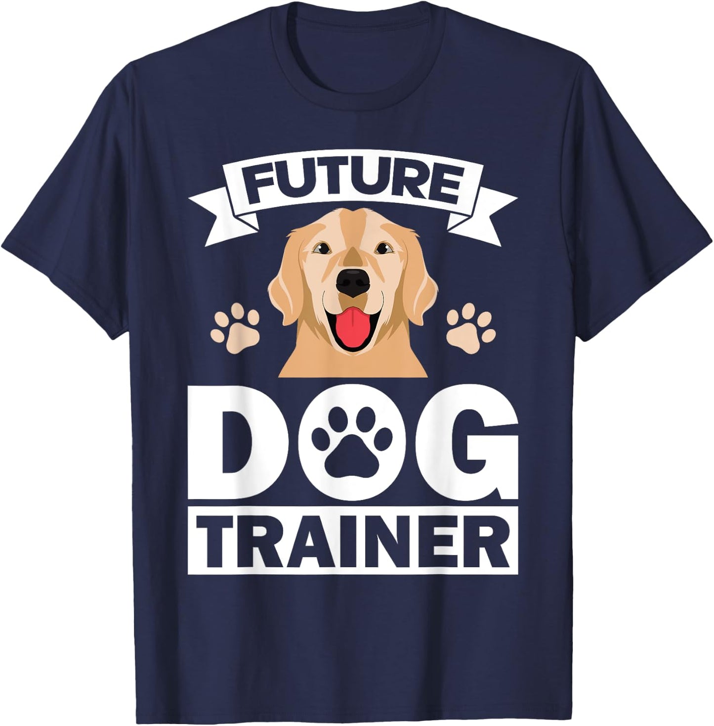 Cute Dog Trainer Design Women Dog Agility Training T-Shirt - T-Shirt | Navy