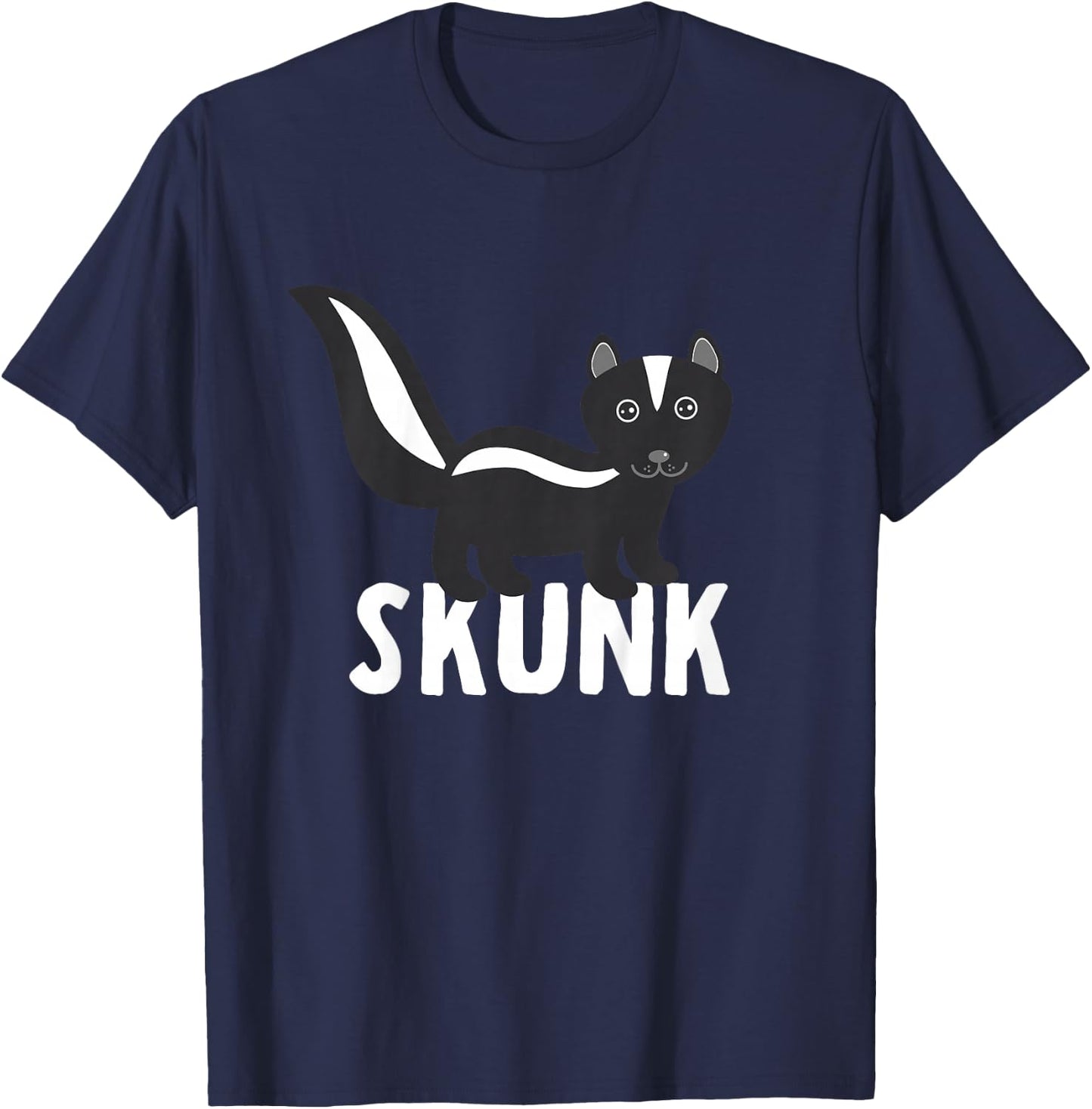 Skunk Shirt For Boys Or Girls | Cute Skunk Gift T-Shirt - T-Shirt | Navy