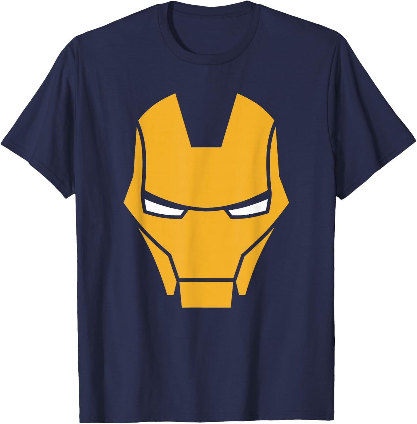 Marvel Iron Man Classic Big Face T-Shirt - T-Shirt | Navy