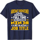 Aircraft Dispatcher Job Title - Funny Airline Dispatchers T-Shirt - T-Shirt | Navy