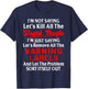I'm Not Saying Let's Kill All The Stupid People T-Shirt - T-Shirt | Navy