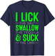 I Lick The Salt Swallow The Tequilla Cinco De Mayo Mexican T-Shirt - T-Shirt | Navy