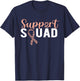 Endometrial Cancer Support Squad T-Shirt - T-Shirt | Navy