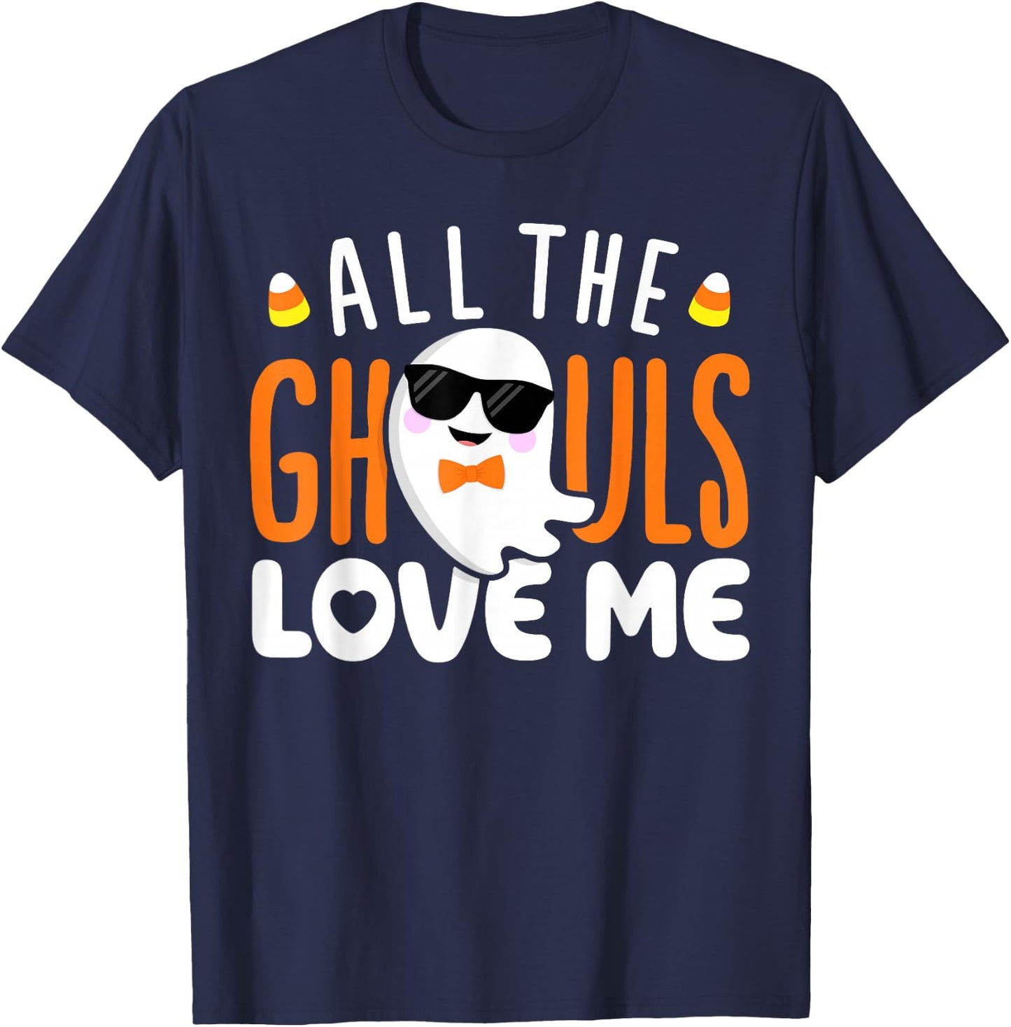 All The Ghouls Love Me Halloween Costume Toddler Boy Men T-Shirt - T-Shirt | Navy
