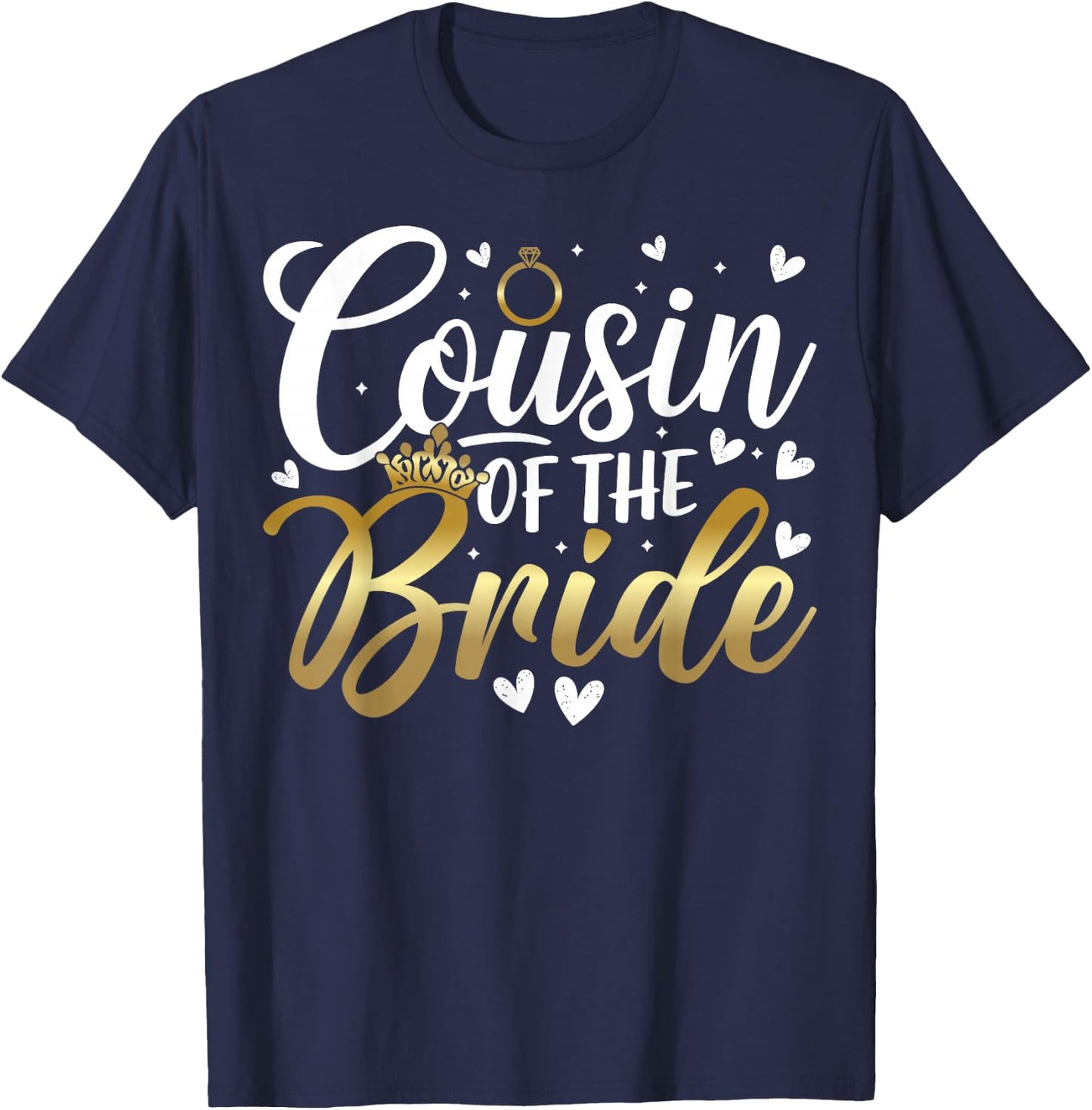 Cousin of the Bride T-Shirt - T-Shirt | Navy