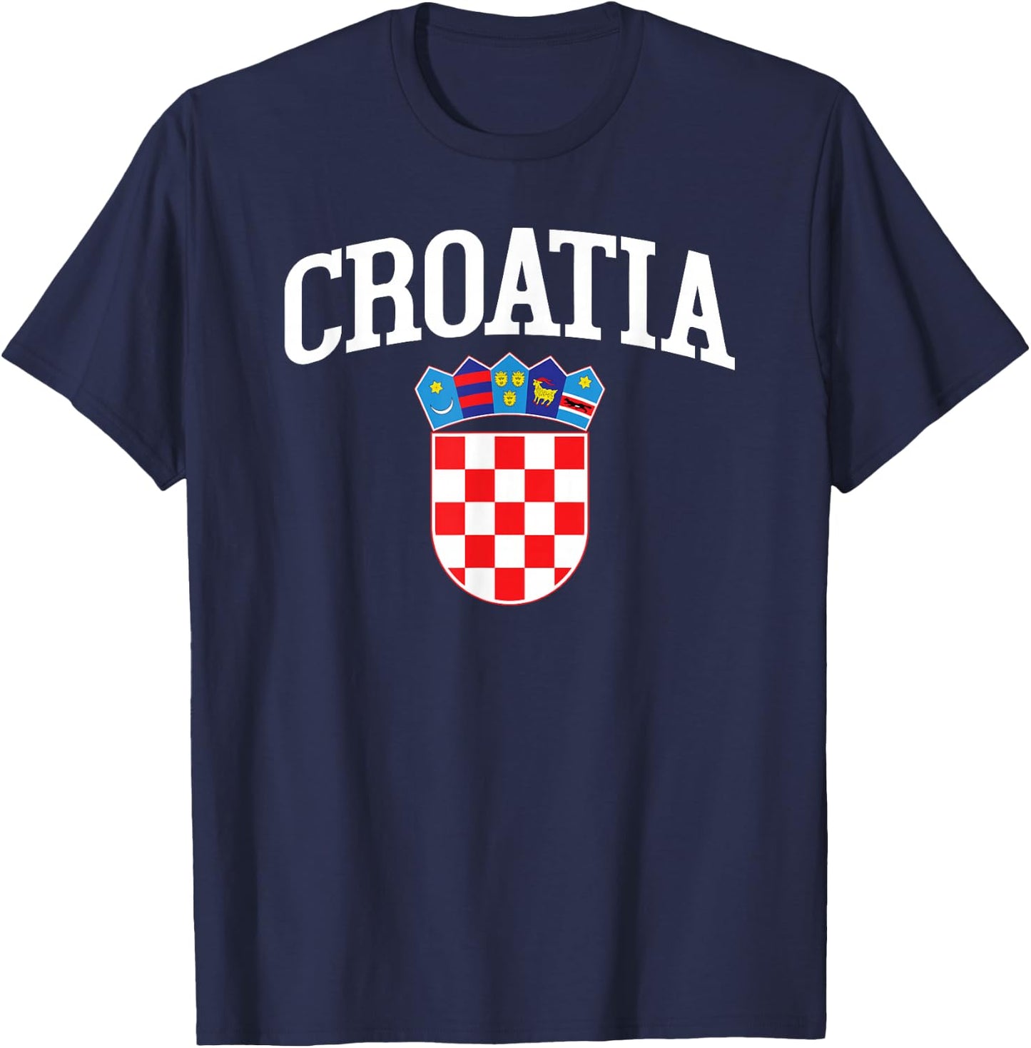 Hrvatska Croatian Croatia Flag Gift Croats T-Shirt - T-Shirt | Navy