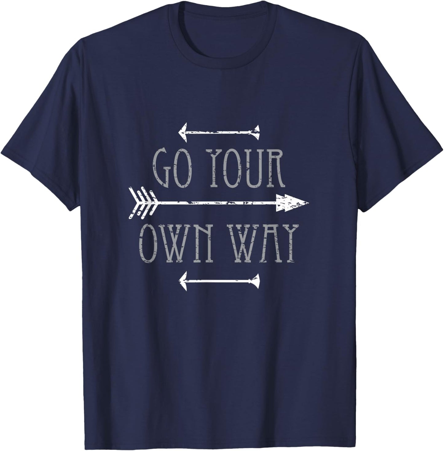Go Your Own Way T-Shirt - T-Shirt | Navy