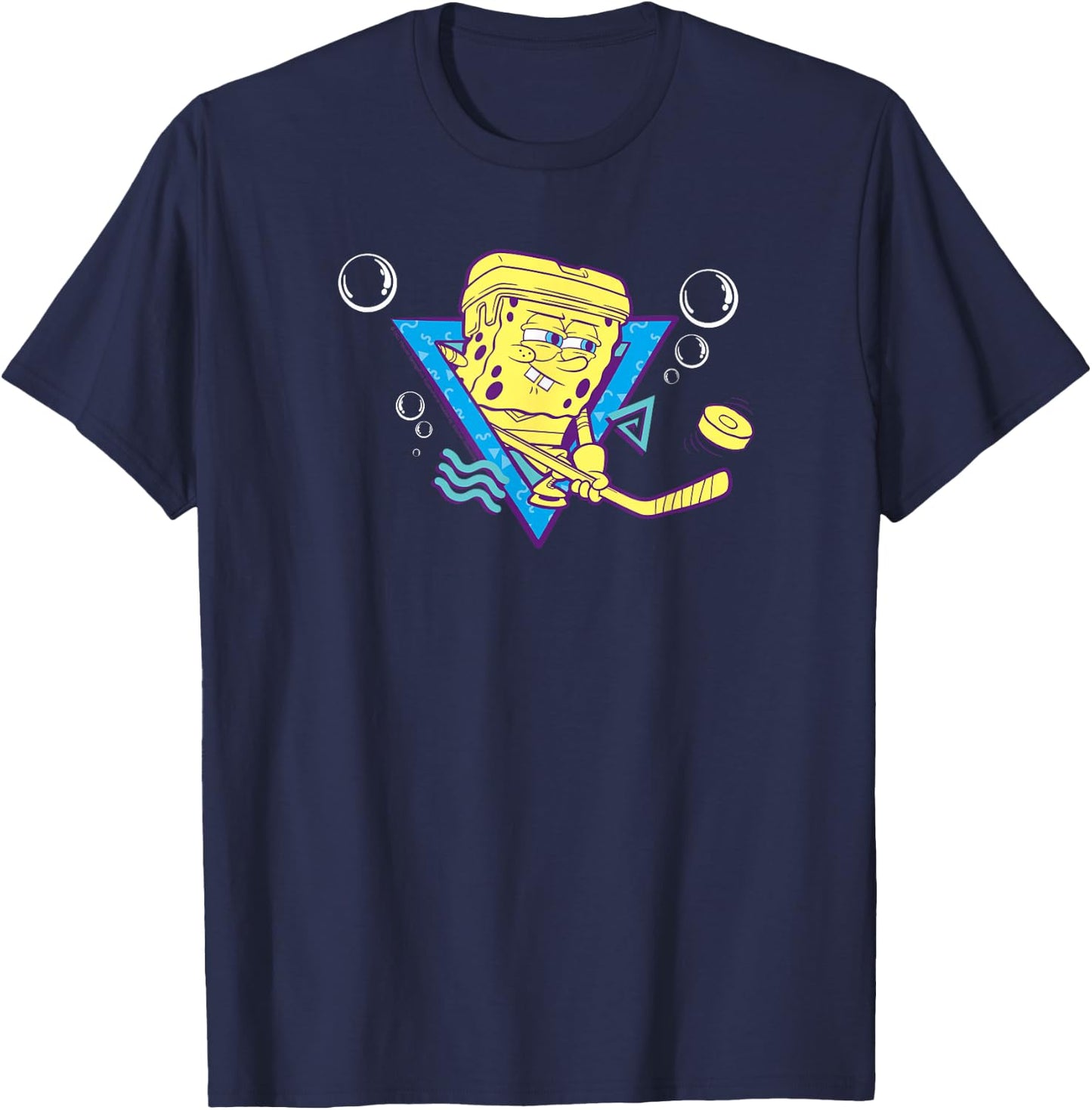 SpongeBob SquarePants Hockey Pants T-Shirt - T-Shirt | Navy