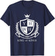 Yahweh King of Kings T-Shirt - T-Shirt | Navy
