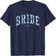 Chinoiserie BRIDE Floral Toile De Jouy Coquette Bow Cute T-Shirt - T-Shirt | Navy