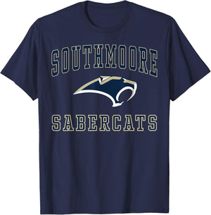 Southmoore High School Saber Cats C1 T-Shirt - T-Shirt | Navy