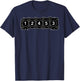 5 Cylinder Engine (Pearl Black) T-Shirt - T-Shirt | Navy