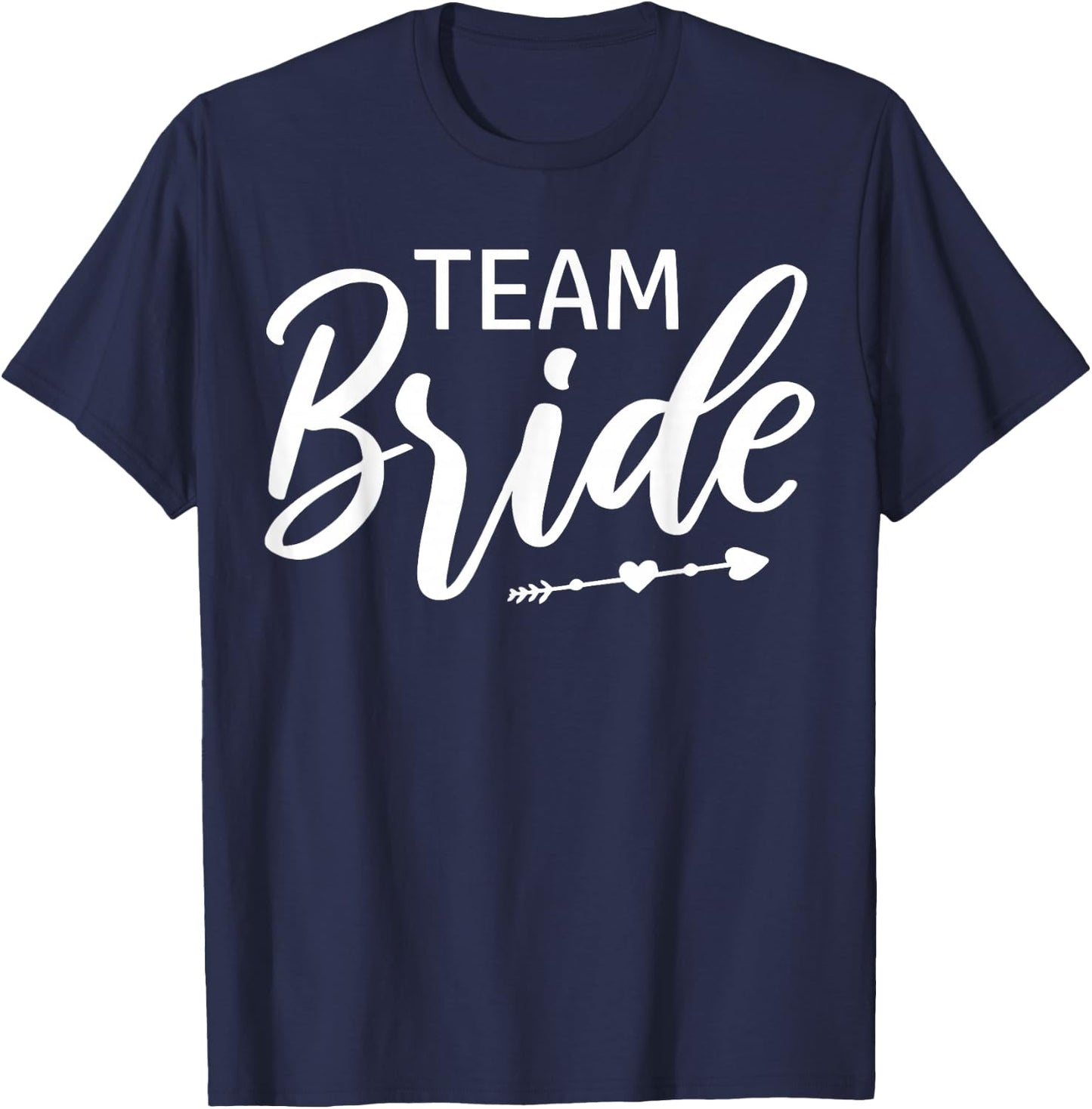 Team Bride Wedding Party T-Shirt - T-Shirt | Navy