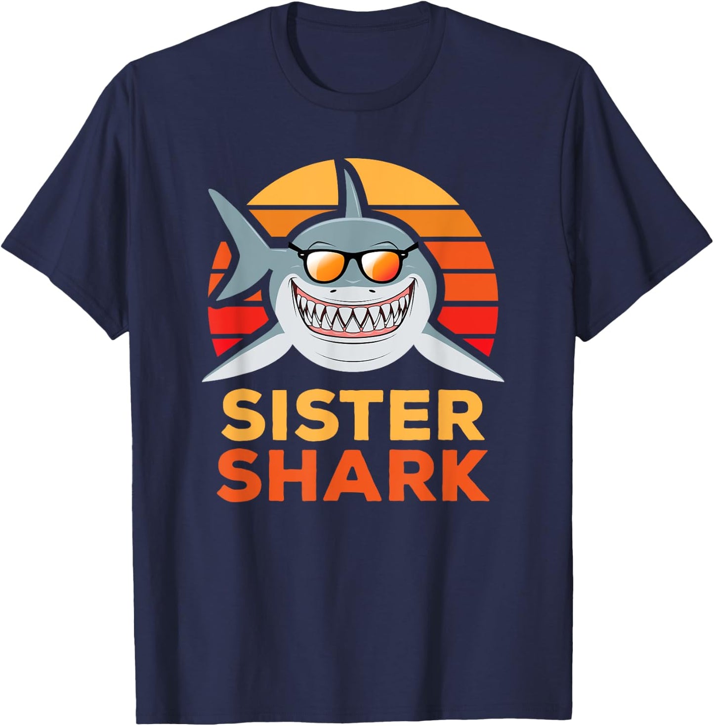 Sister Shark T-Shirt - T-Shirt | Navy