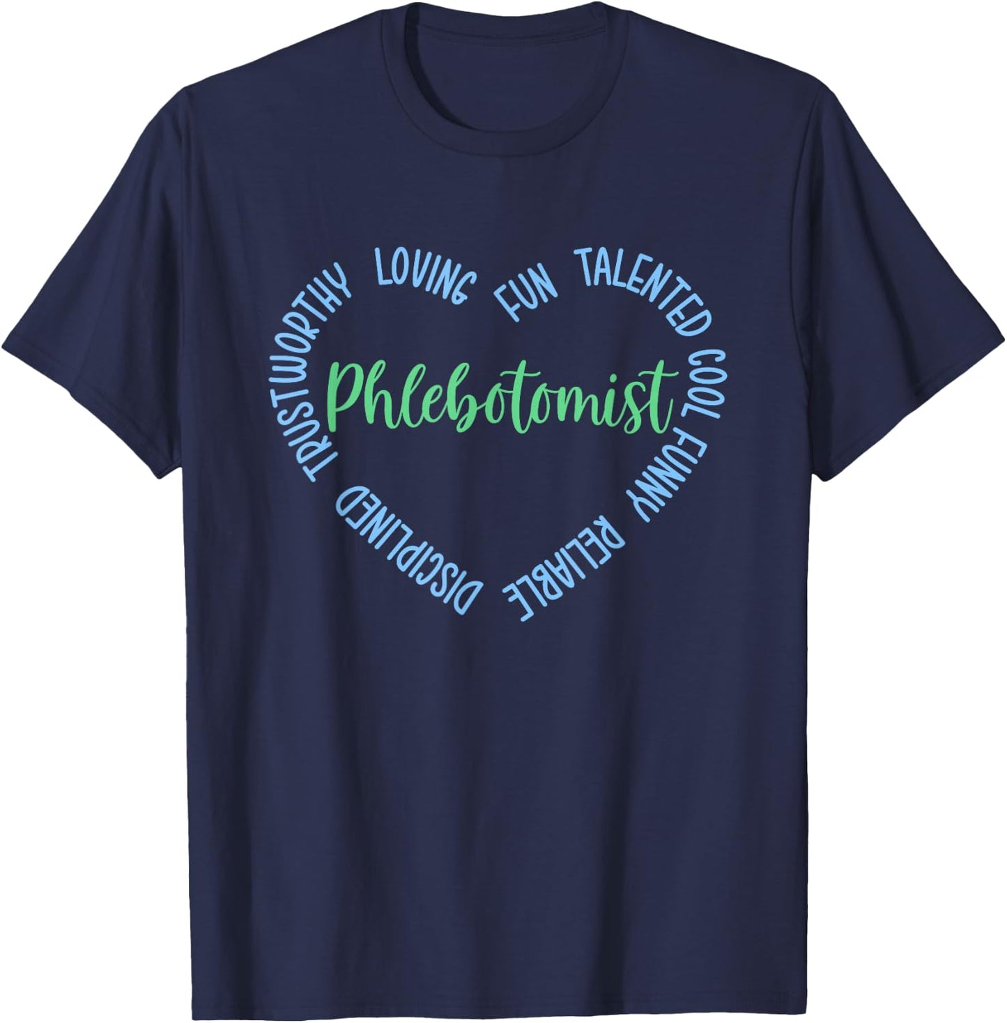 Phlebotomist T-Shirt - T-Shirt | Navy