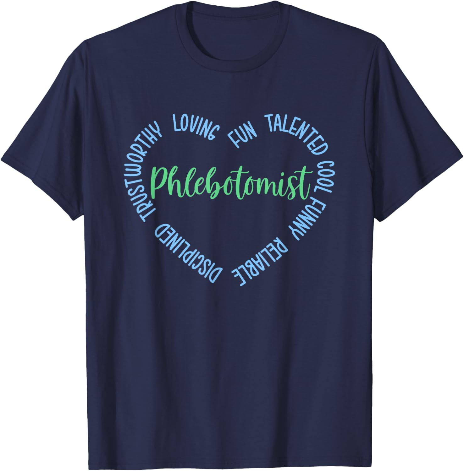 Phlebotomist T-Shirt - T-Shirt | Navy