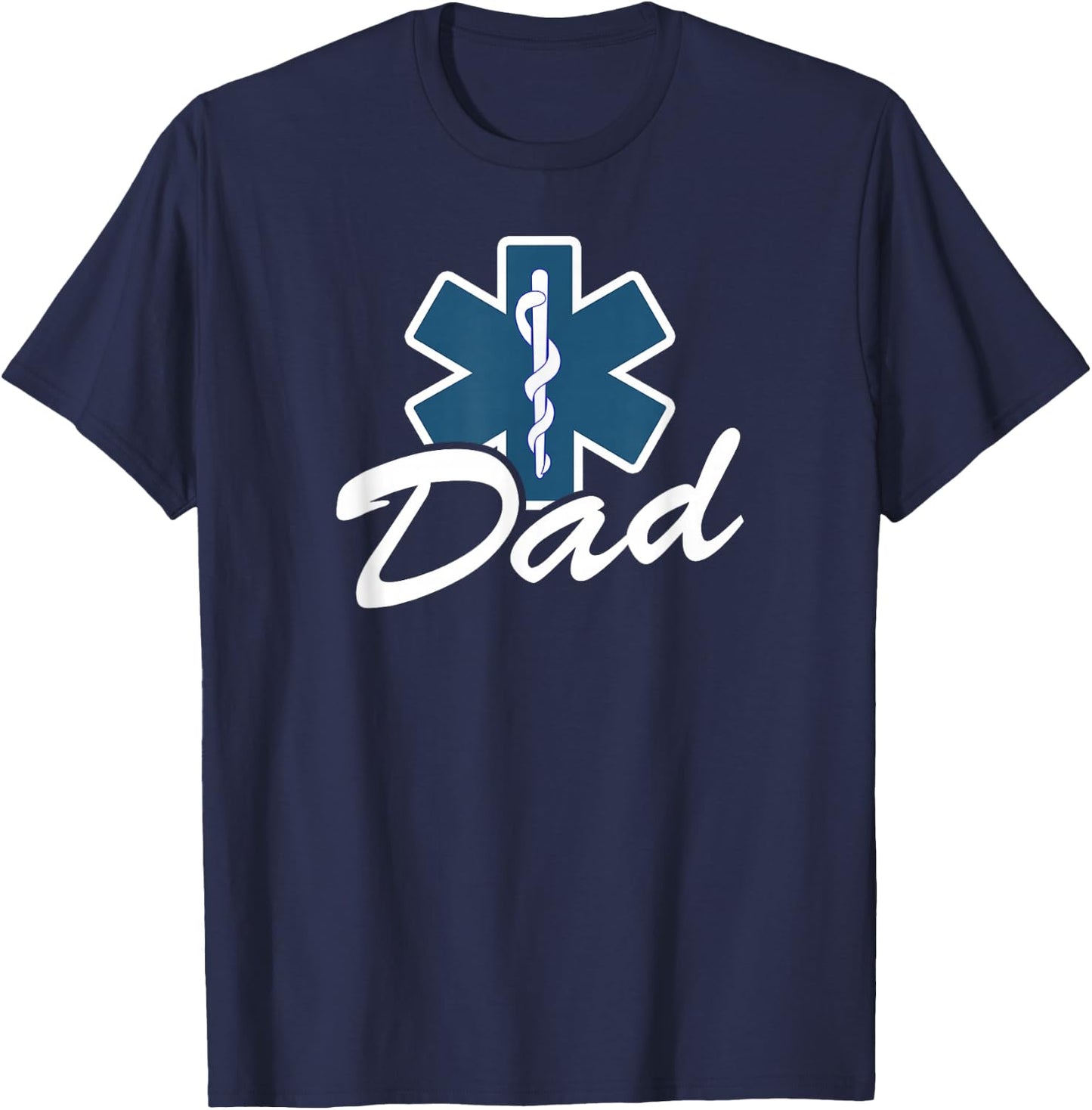 My Son Is An EMT My Daughter Is An EMT Paramedic Dad T-Shirt - T-Shirt | Navy