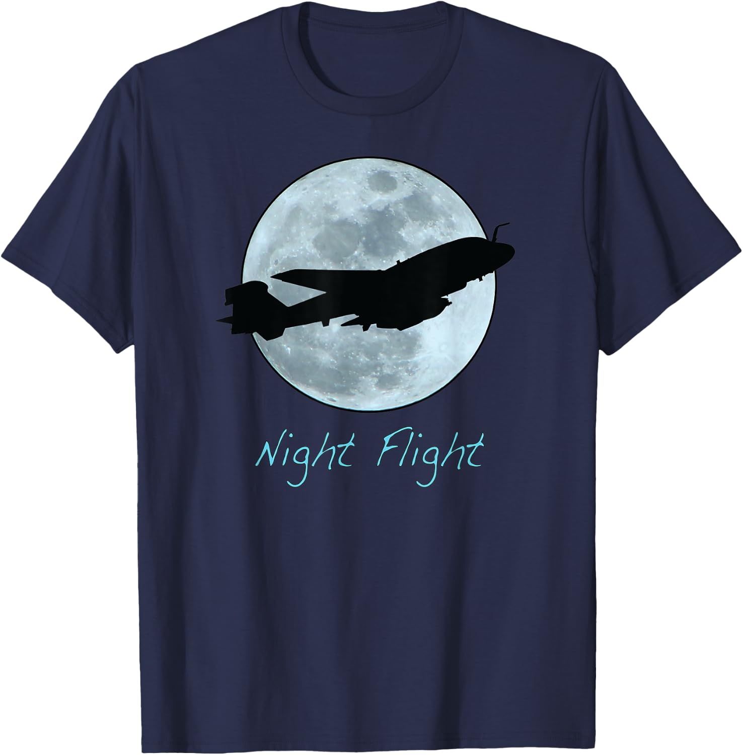 Night Flight EA-6B Prowler Aircraft T-Shirt - T-Shirt | Navy