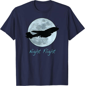 Night Flight EA-6B Prowler Aircraft T-Shirt - T-Shirt | Navy