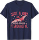 Bird Dinosaur Pterodactyl Design for a Pterodactyl Girl T-Shirt - T-Shirt | Navy