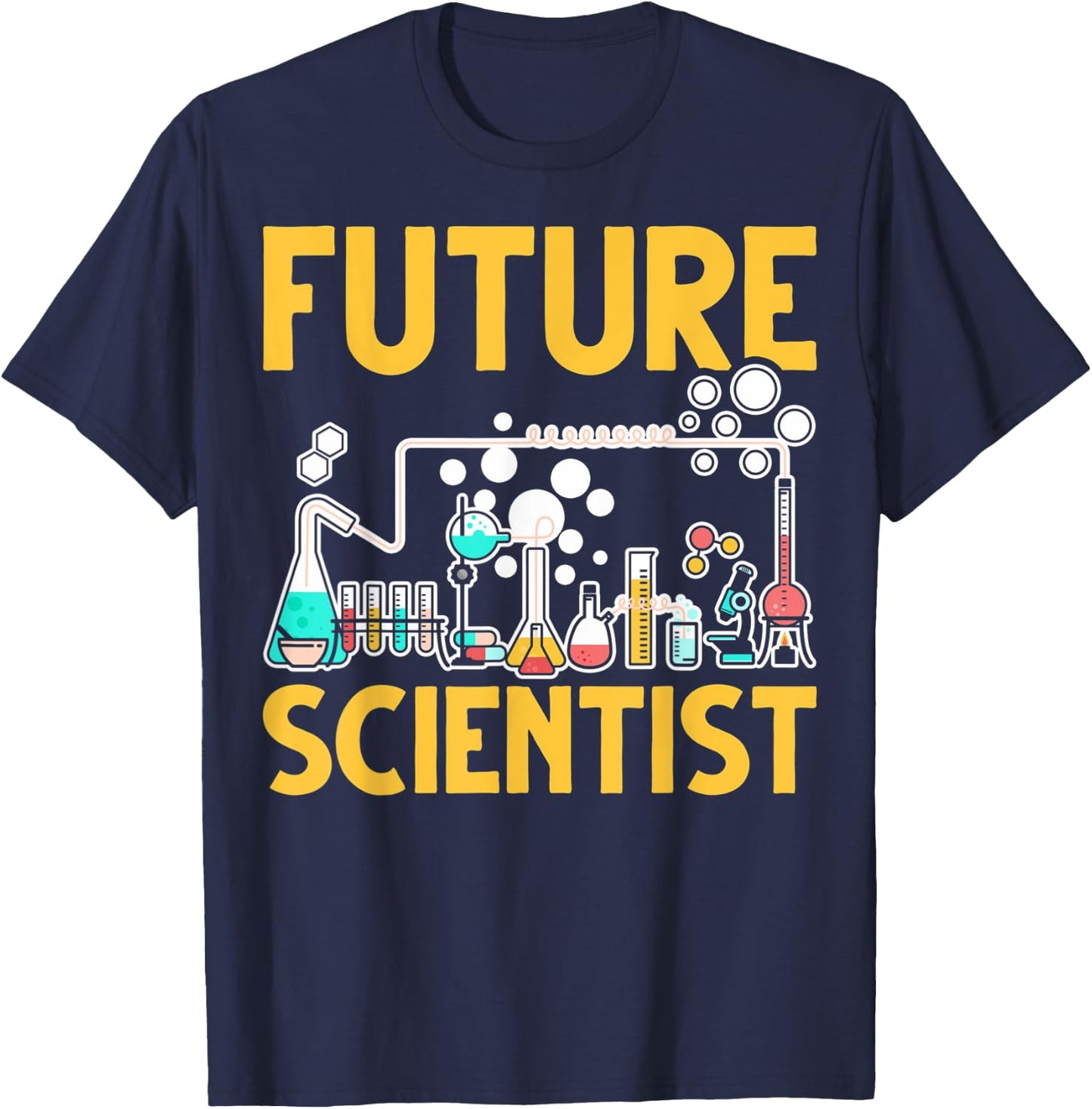 Future Scientist Little Scientists Young Scientists T-Shirt - T-Shirt | Navy