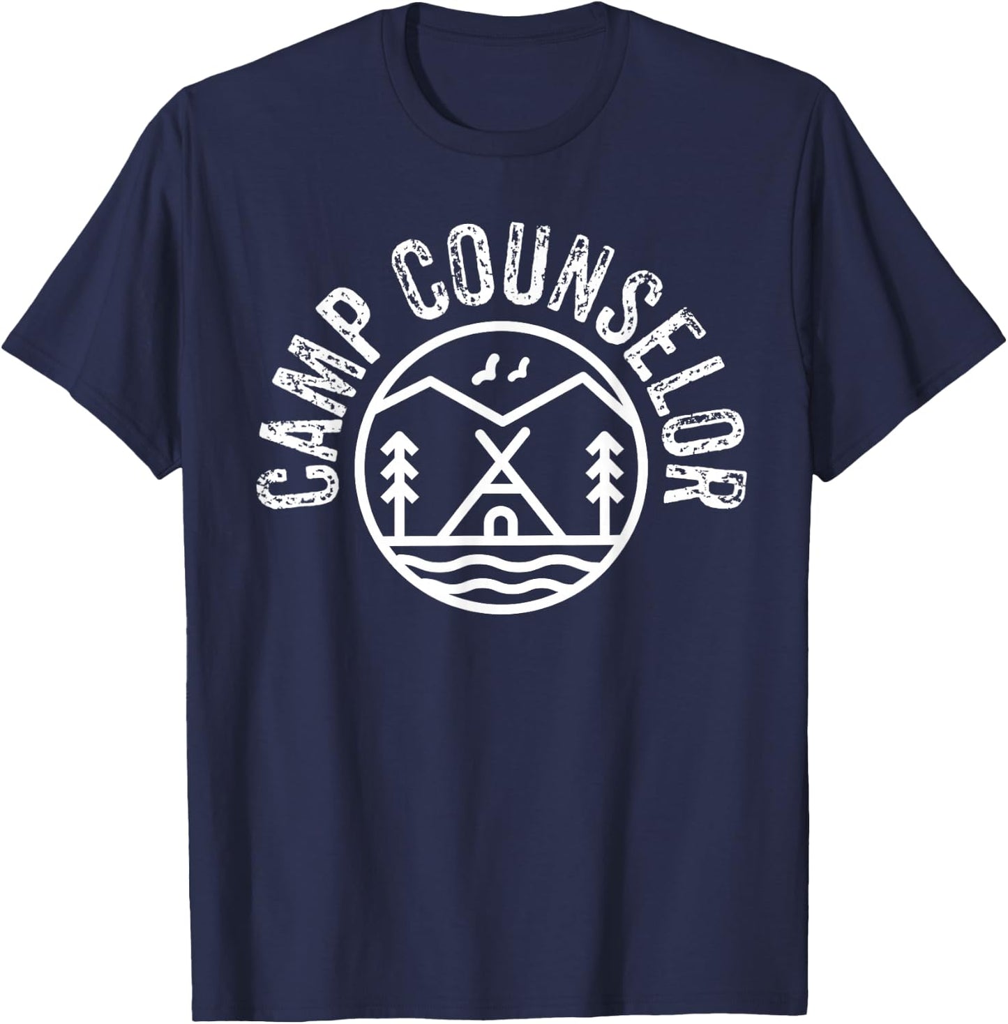 Summer Camp Counselor Staff Uniform Men Women Youth T-Shirt - T-Shirt | Navy