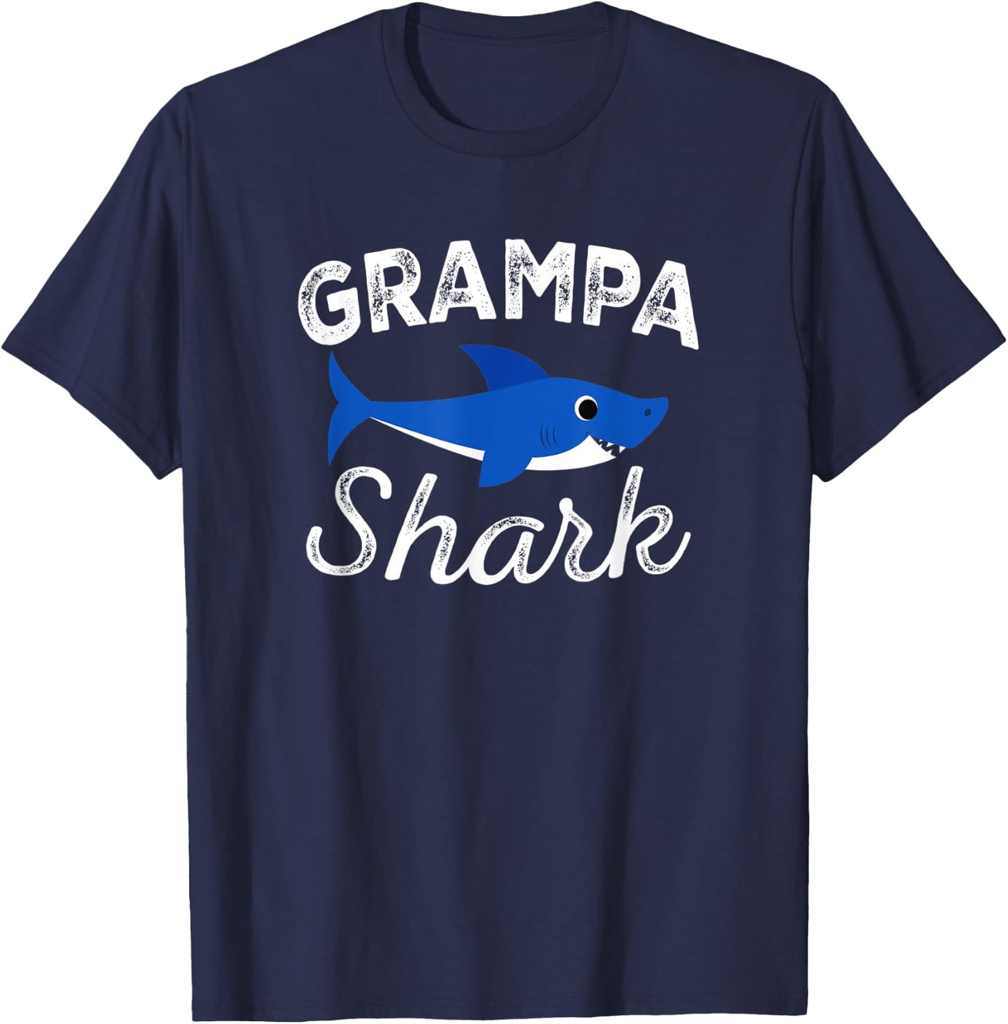 Grampa Shark T-Shirt - T-Shirt | Navy