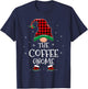 The Coffee Gnome Xmas Family Matching Plaid Christmas Gnomes T-Shirt - T-Shirt | Navy
